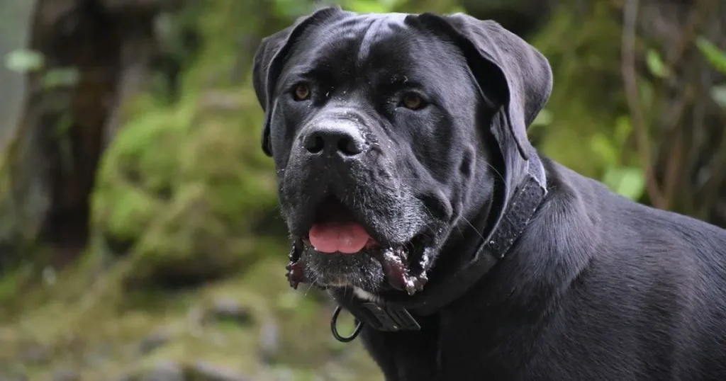 Cane Corso balck dog