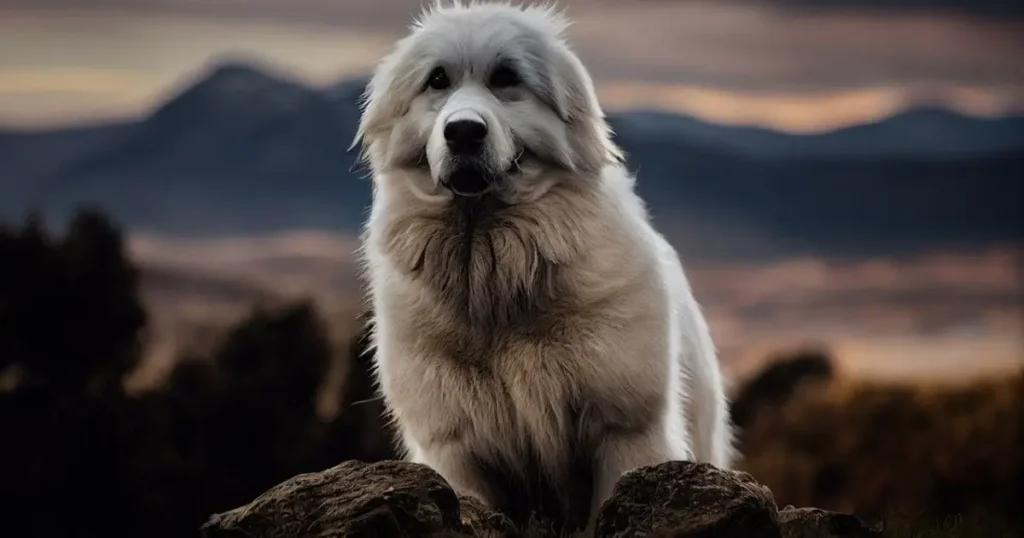 Great Pyrenees farm dog