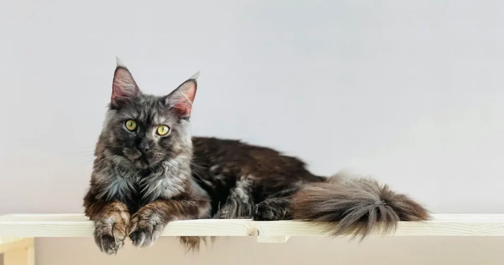 Gentle giant Maine Coon cat breed 